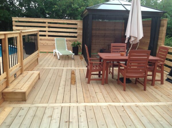 Terrasse en cèdre